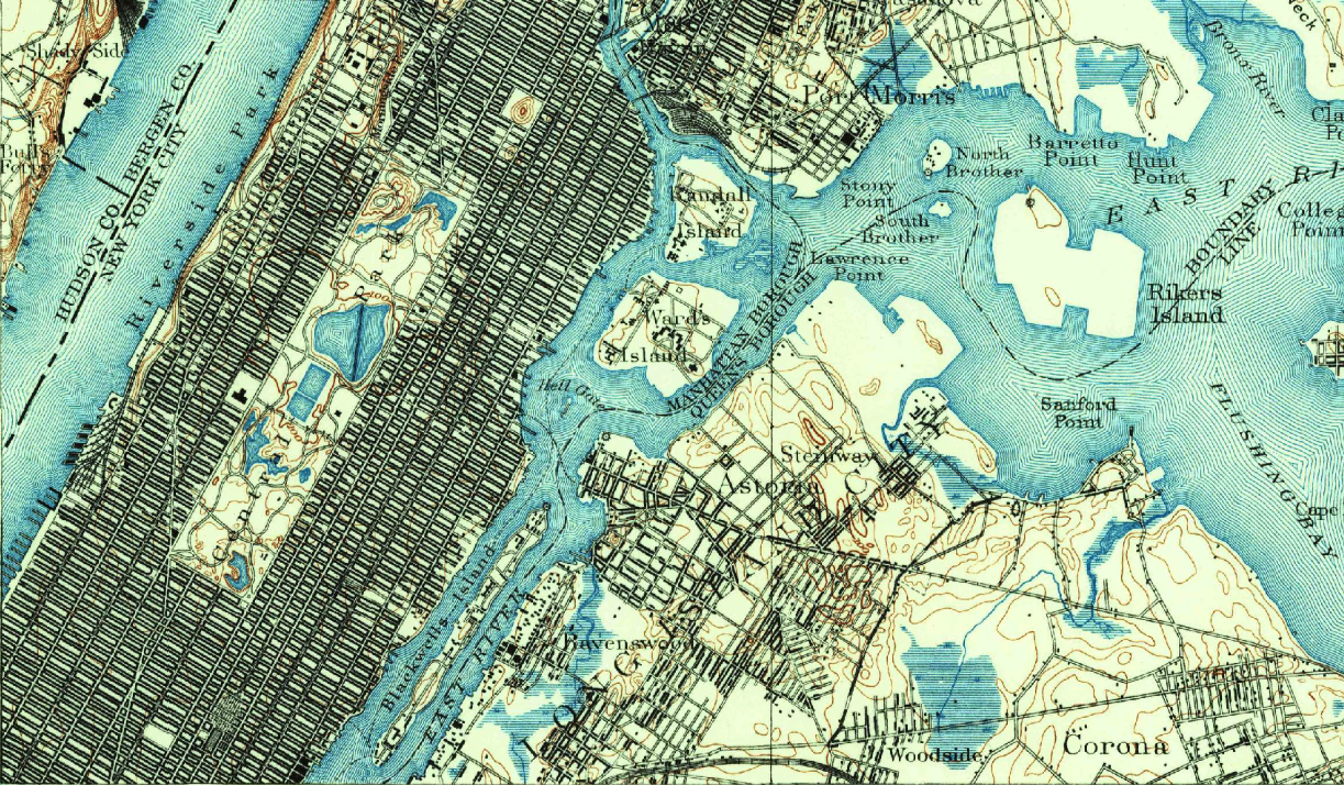 1897 Map of New York City
